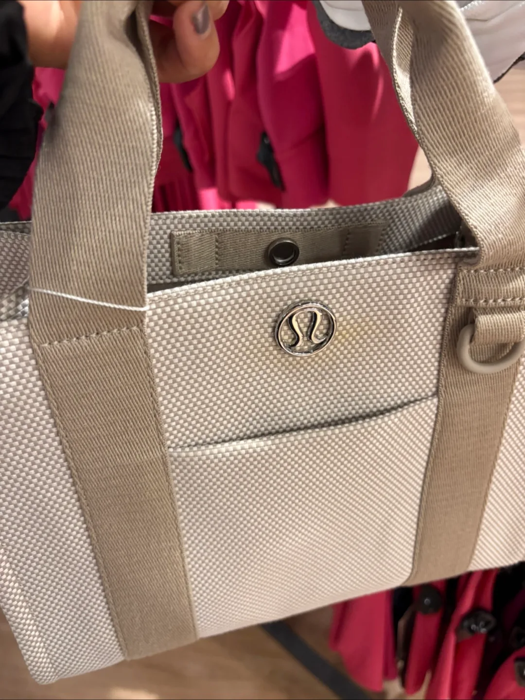 Lululemon Ivory/Beige Small Tote Bag image indicator(2)