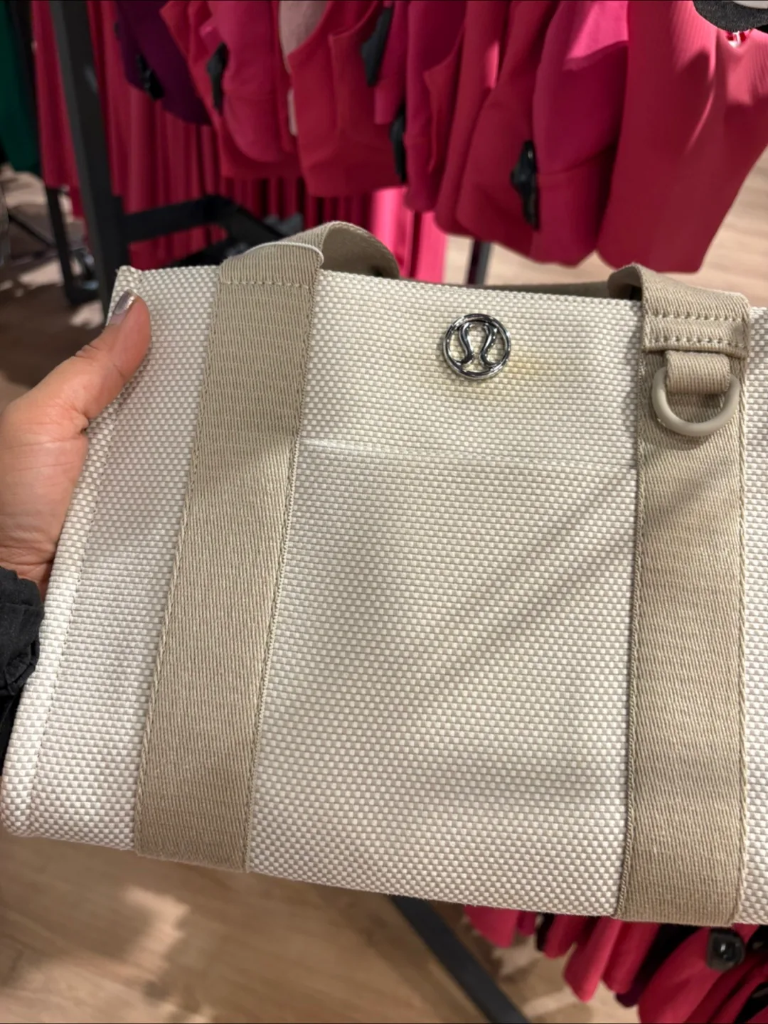 Lululemon Ivory/Beige Small Tote Bag thumbnail