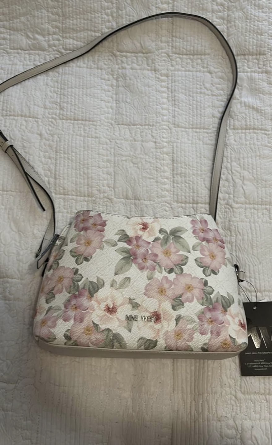 Nine West Floral Crossbody Bag - New with Tags!
