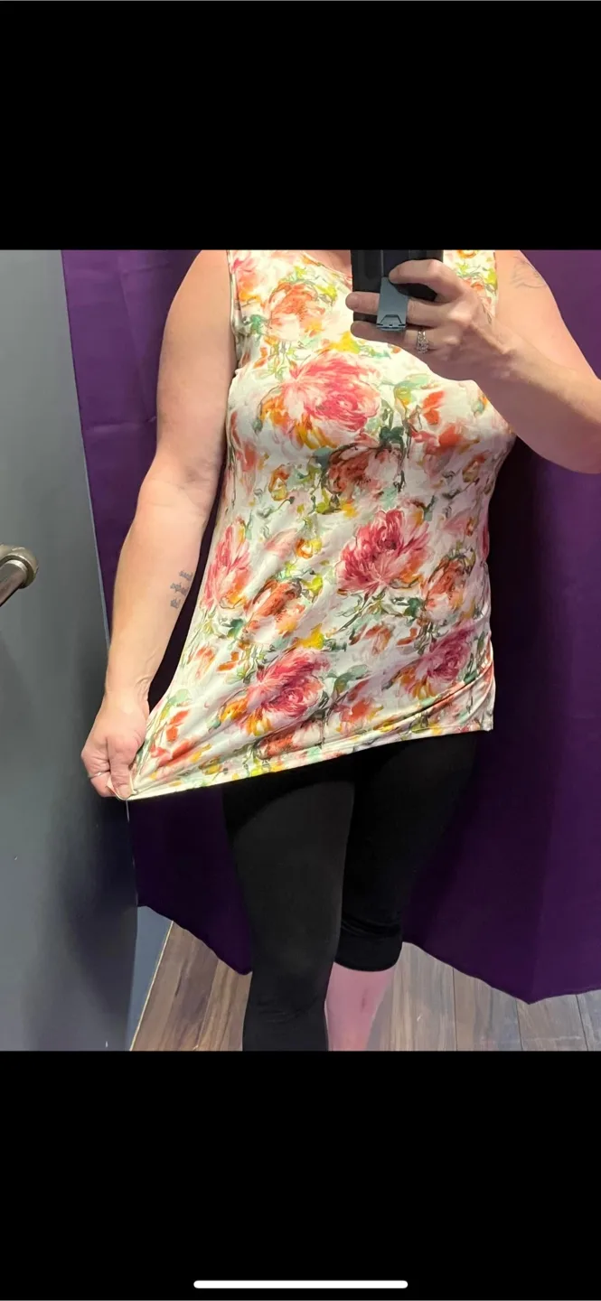 Floral Sleeveless Top image indicator(2)
