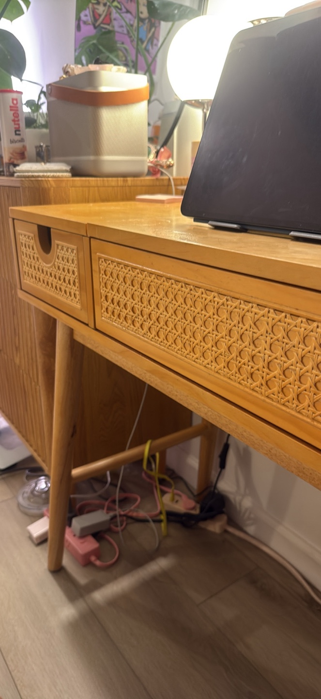 Mid century modern vanity desk