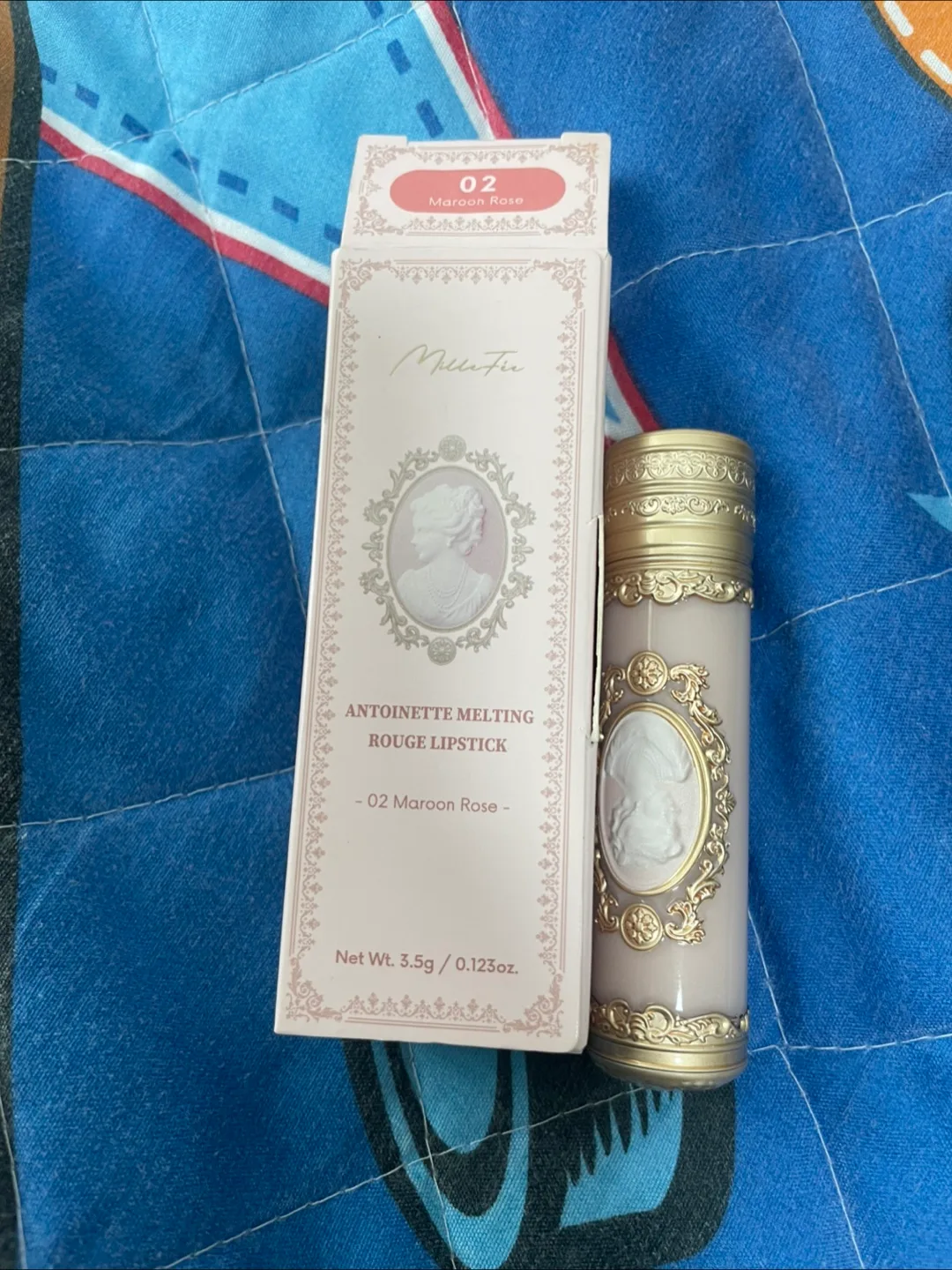 Millefiori Antoinette Melting Rouge Lipstick - 02 Maroon Rose thumbnail