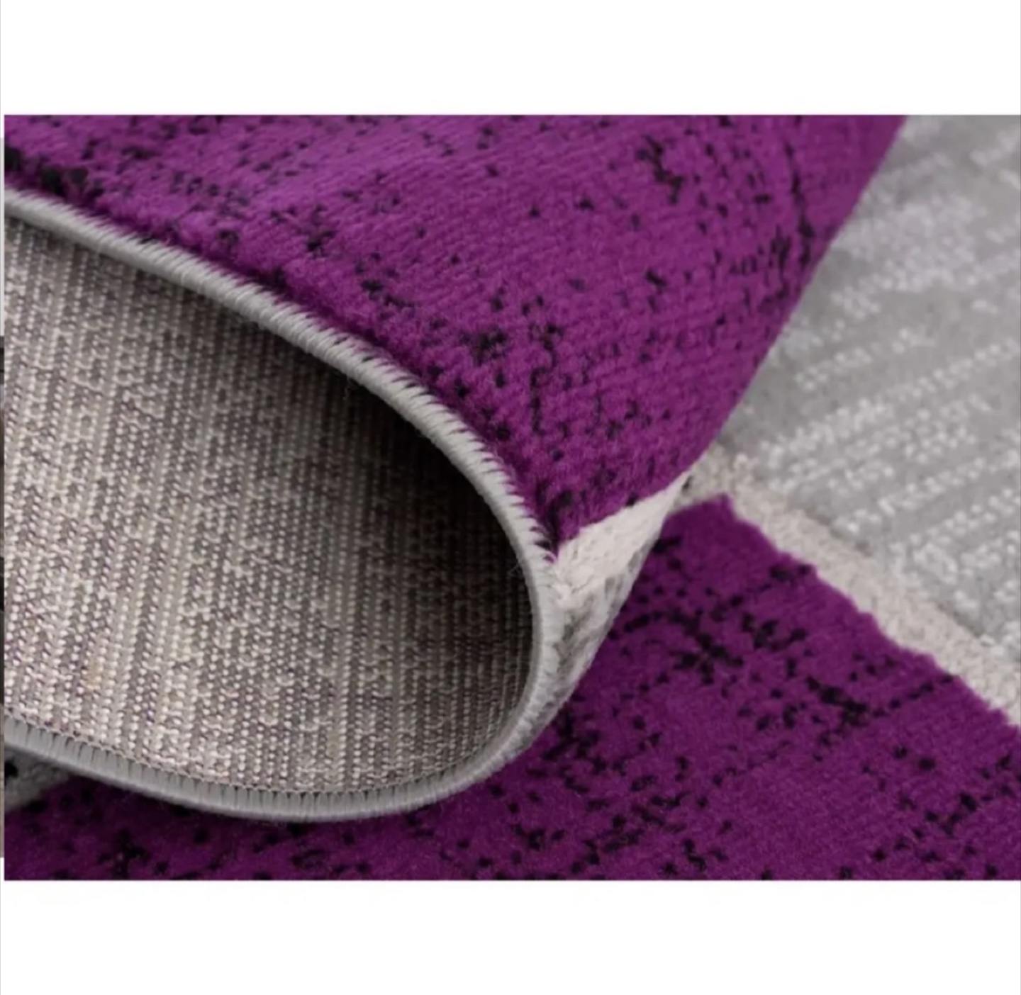 Balderston Geometric Purple Area Rug - photo 3