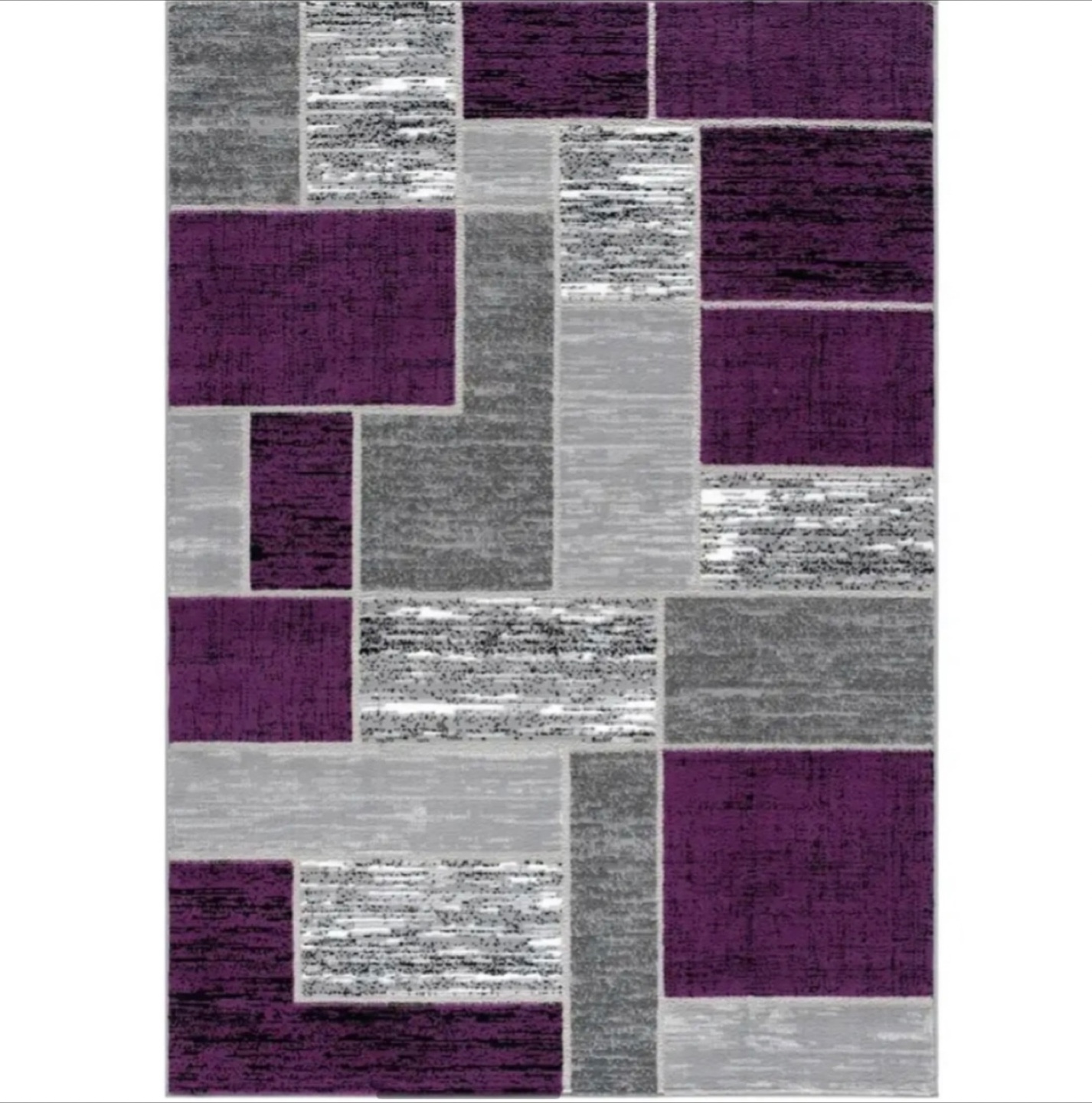 Balderston Geometric Purple Area Rug - photo 2