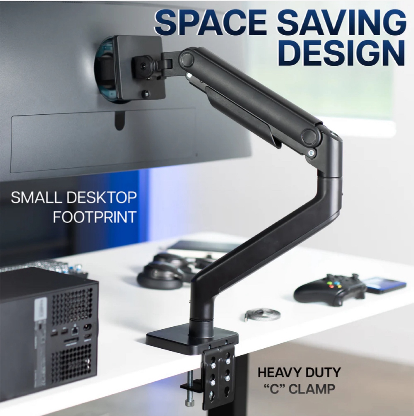VIVO Single Monitor Desk Mount up to 44” - New