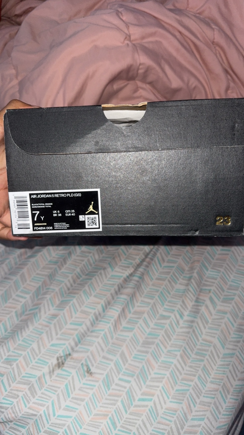 Air Jordan 5 Retro PLD GS Size 7Y - photo 2