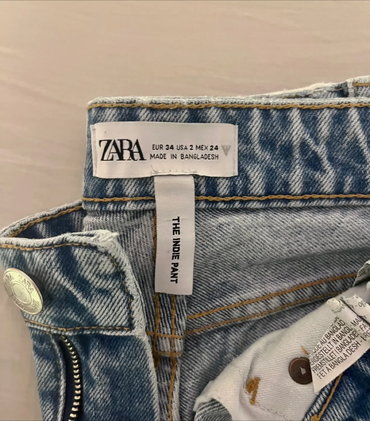 Zara Straight Leg Jeans image indicator(2)