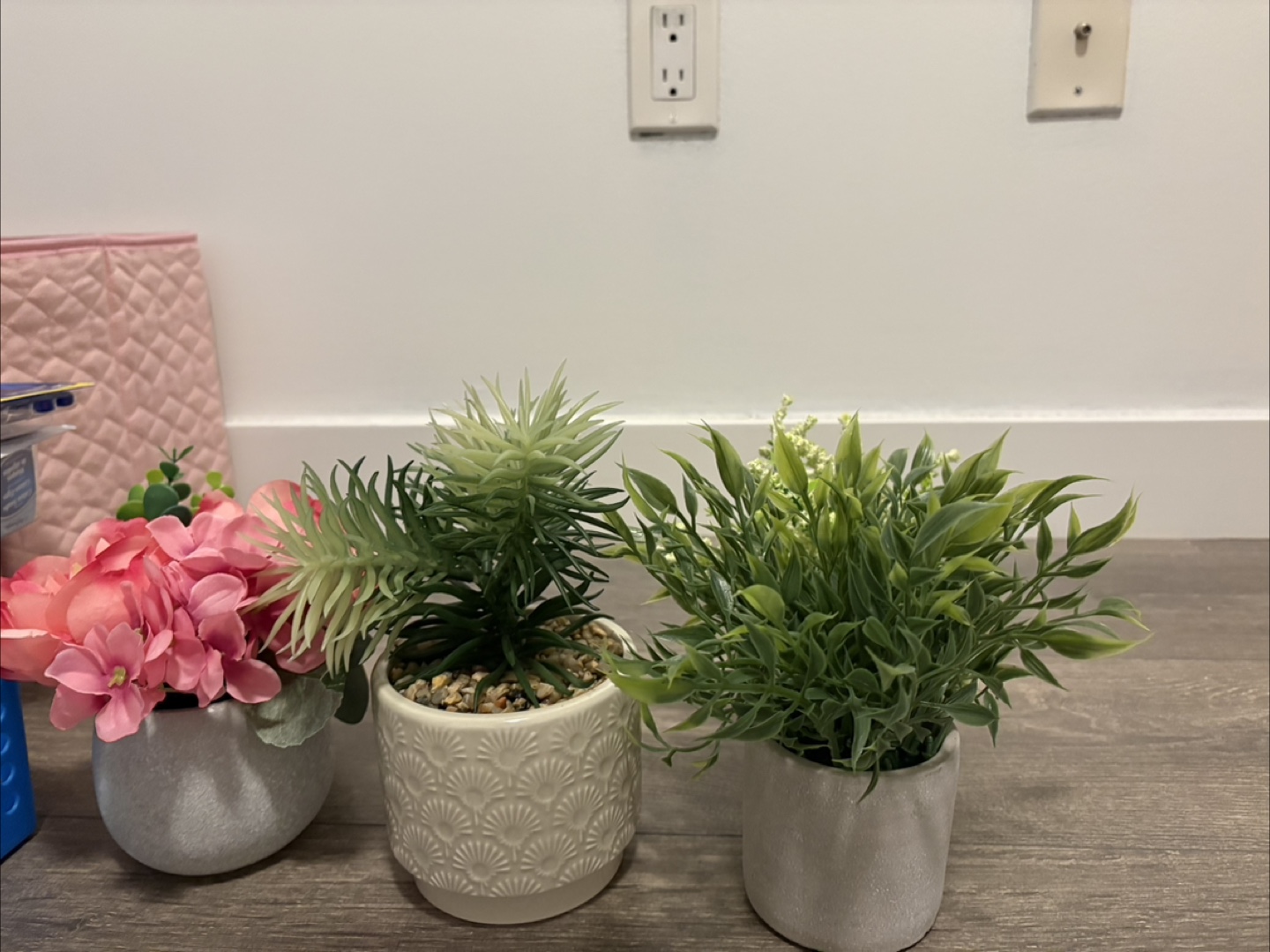 Free Artificial Potted Plants - Set of 3 and household items