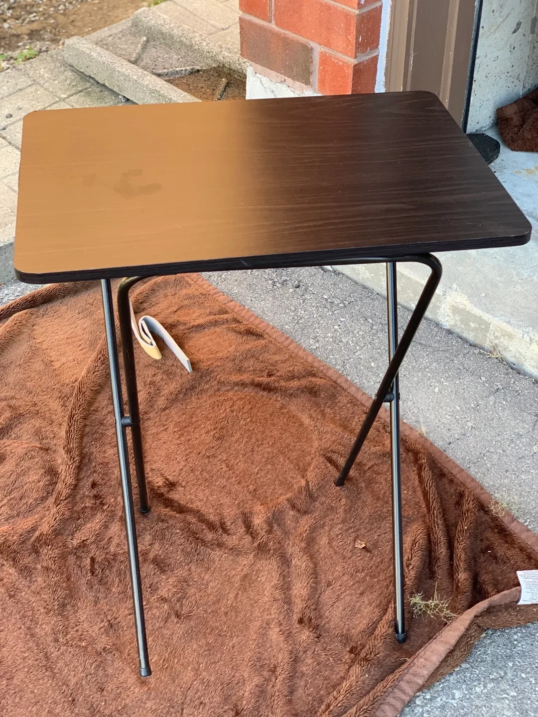 Folding Table - Brown thumbnail