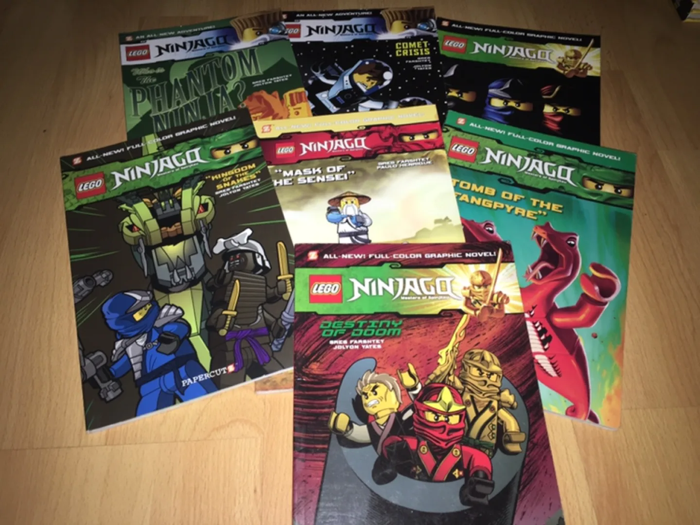 (All 7 for $15) LEGO Ninjago Graphic Novels thumbnail