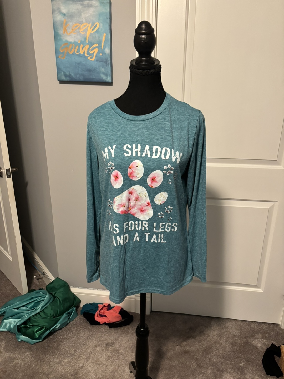 Long Sleeve Top - "My Shadow Has Four Legs"