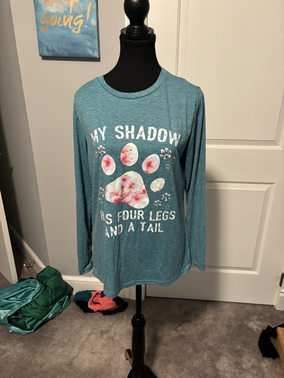 Long Sleeve Top - "My Shadow Has Four Legs" - photo 5