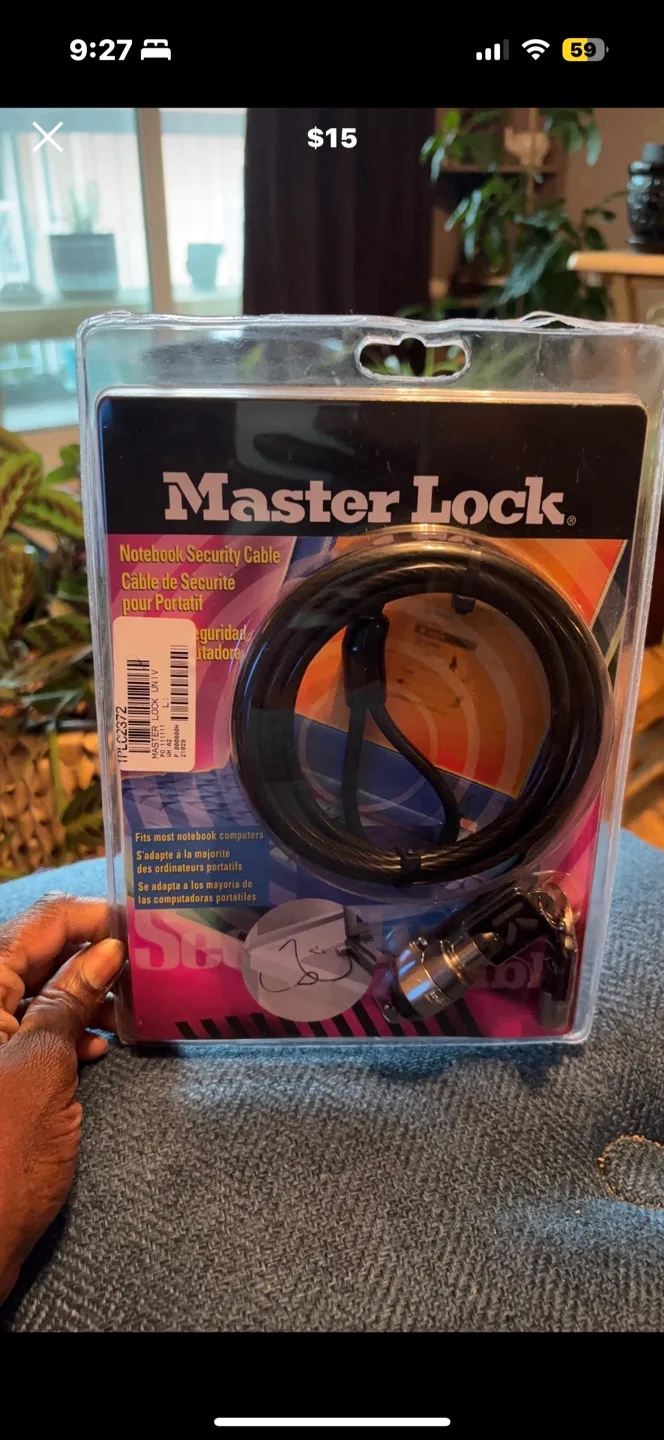 Master Lock Notebook Security Cable - New thumbnail