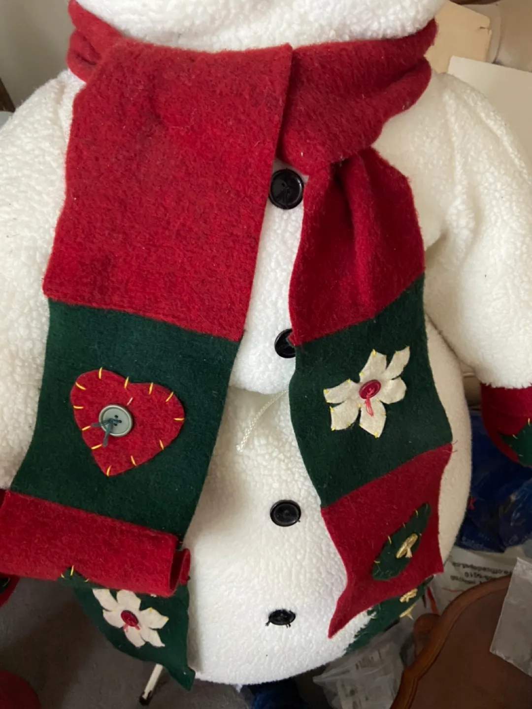 Large Plush Snowman Decoration image indicator(3)
