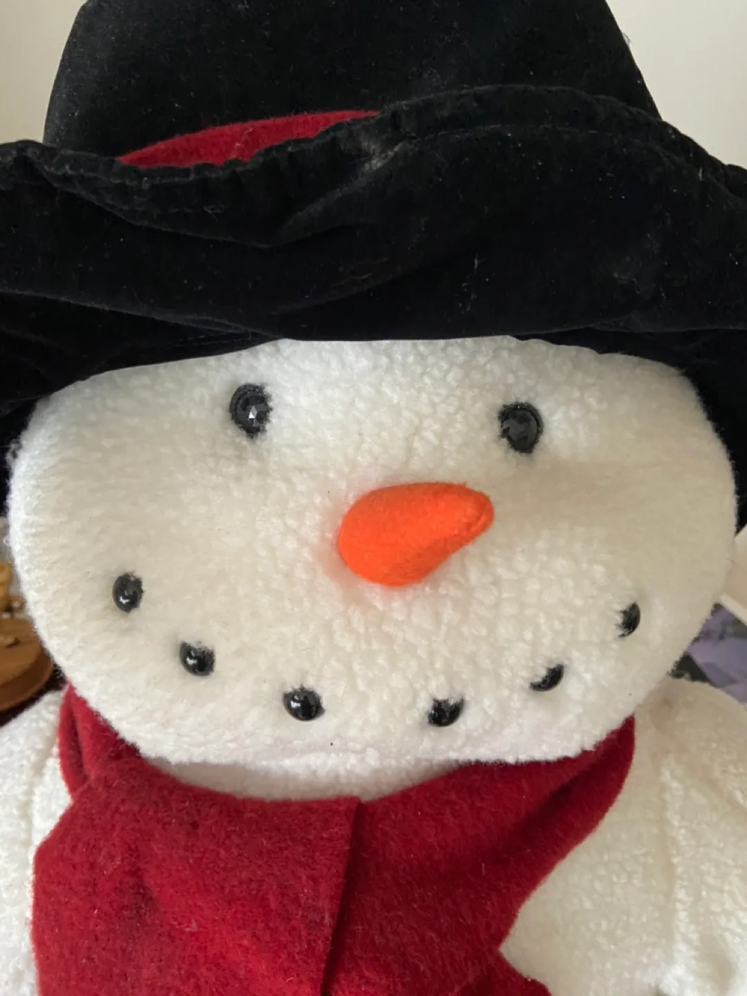 Large Plush Snowman Decoration image indicator(2)