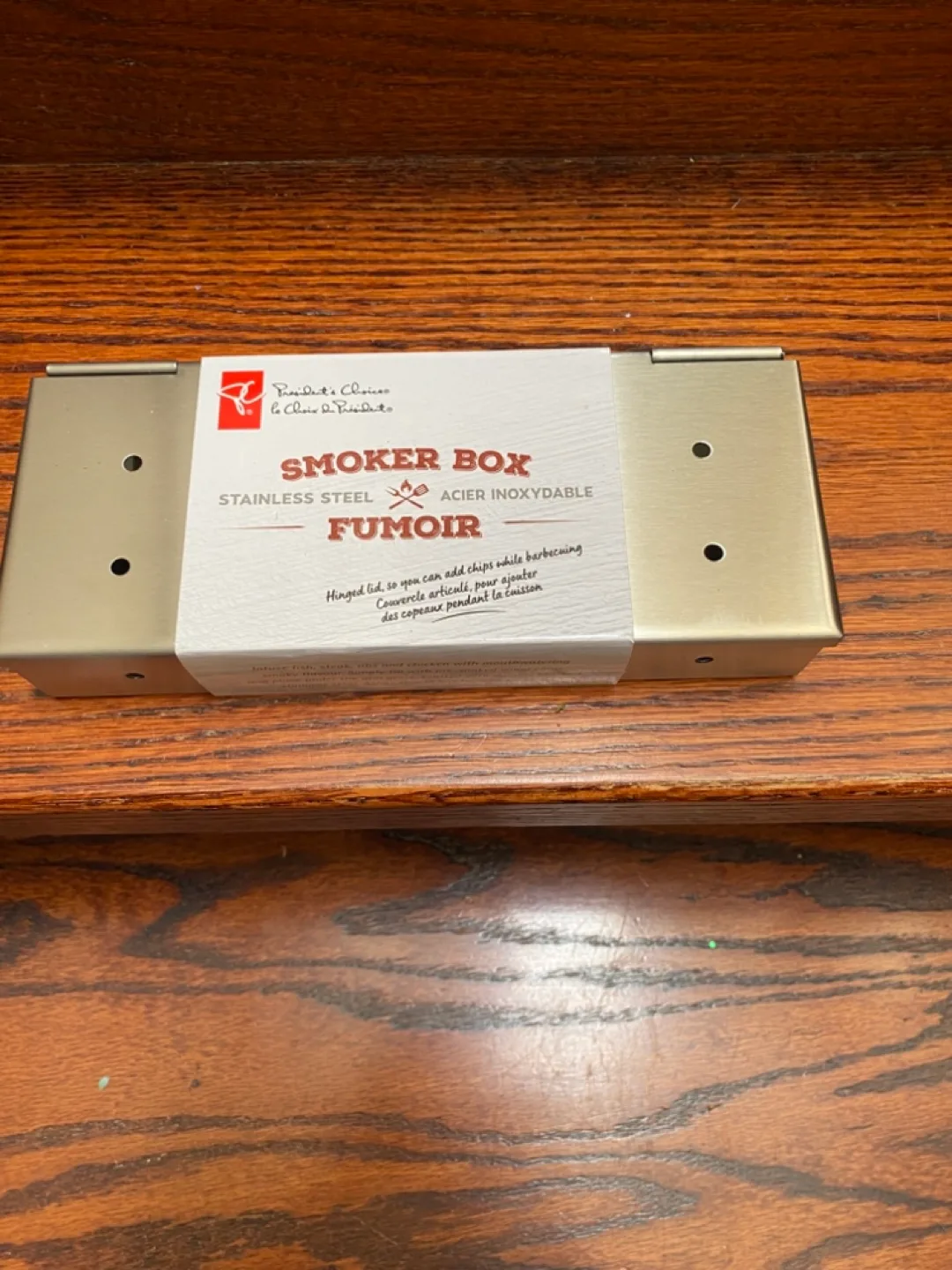 President's Choice Smoker Box - Stainless Steel thumbnail