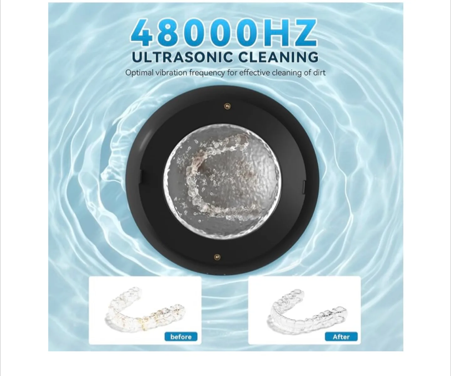 KUNPHY Ultrasonic Waterproof Cleaner image indicator(6)
