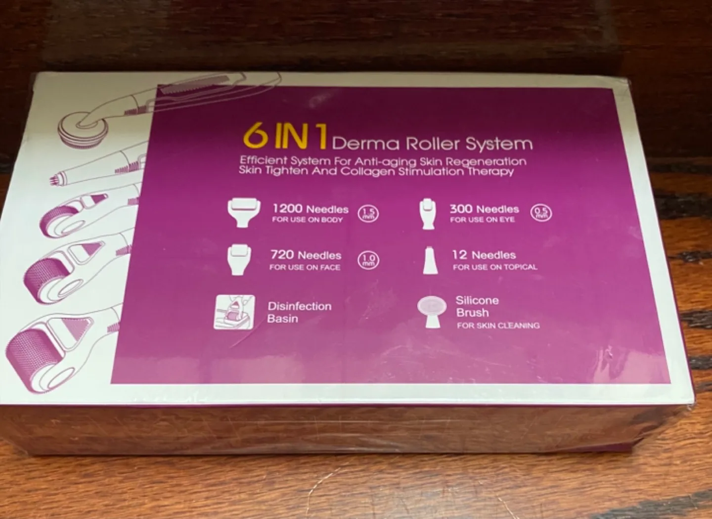 6 in 1 Derma Roller Kit - Micro Needling image indicator(10)