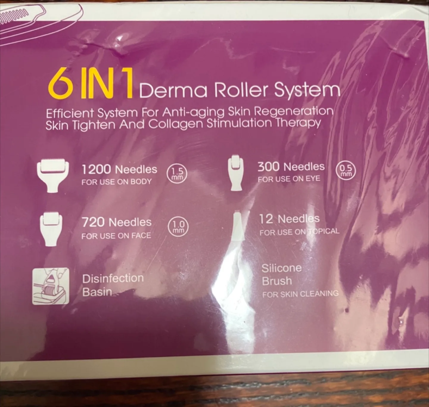 6 in 1 Derma Roller Kit - Micro Needling image indicator(8)
