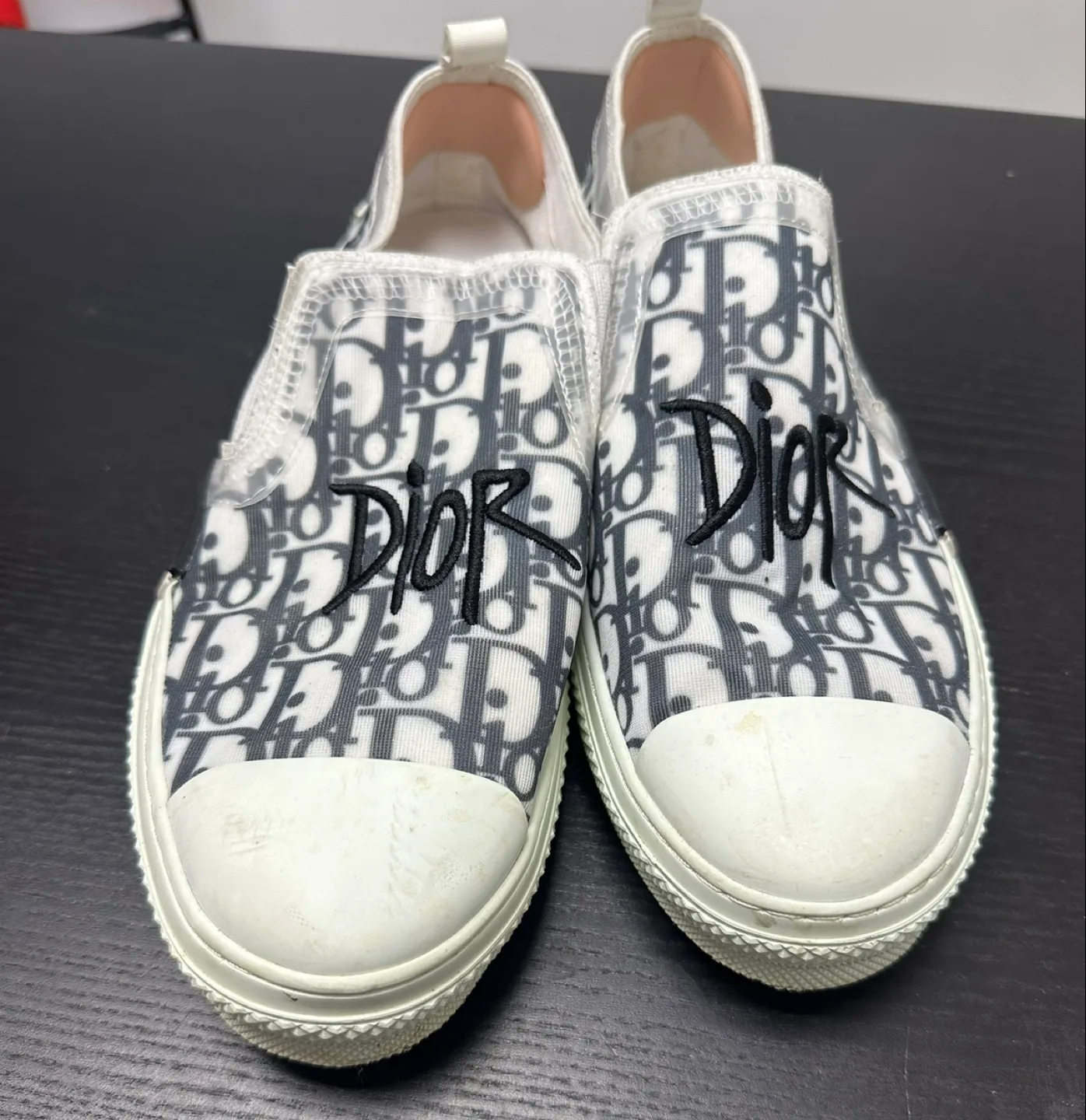 Dior Oblique Pattern Slip-On Sneakers thumbnail