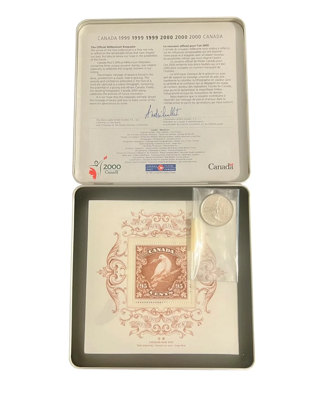 Official Canada Post Millennium Keepsake – 2000 Collector’s Set image indicator(2)