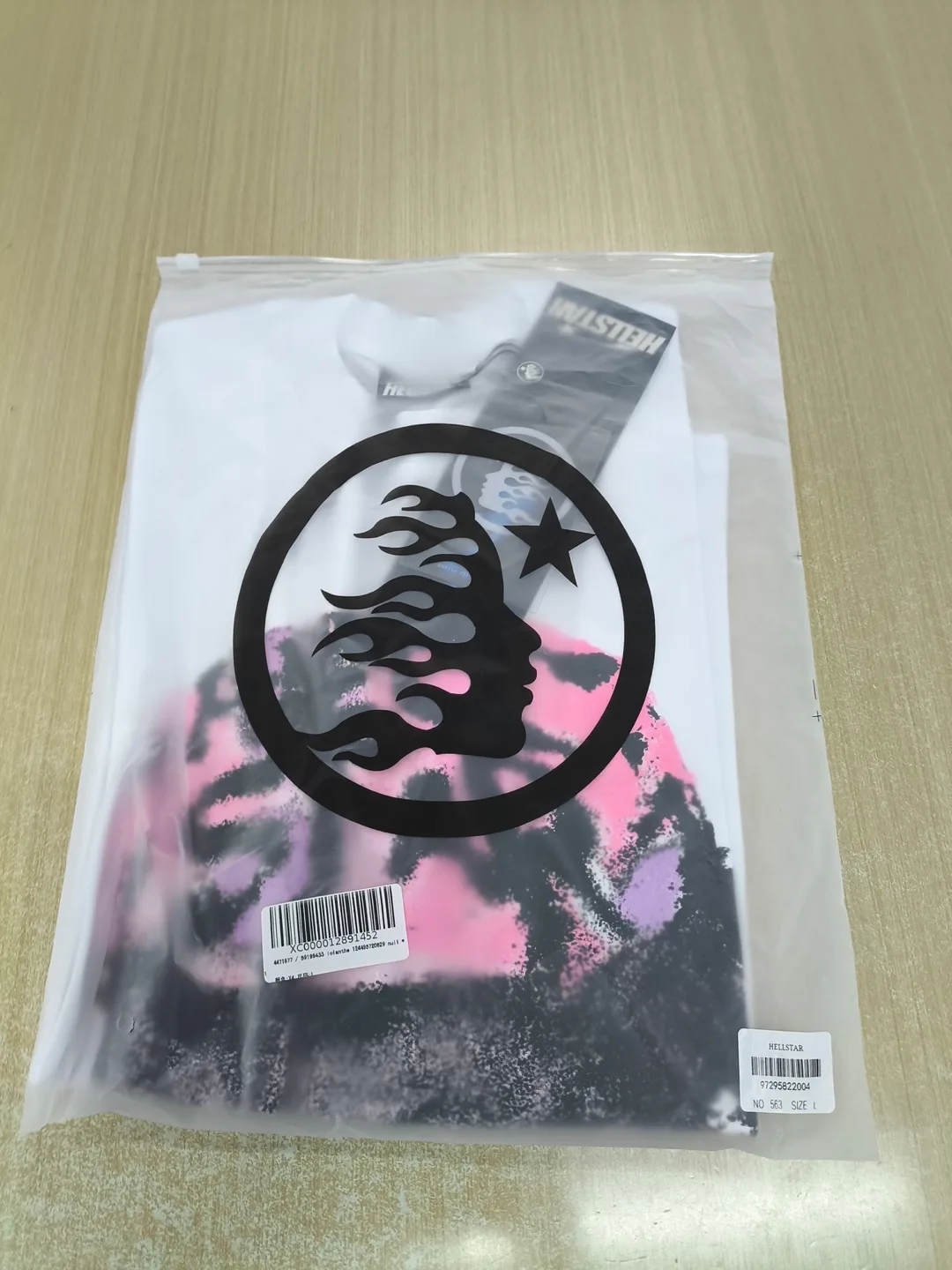 Hellstar “BAD KID” Tee – White with Pink Graphic image indicator(4)