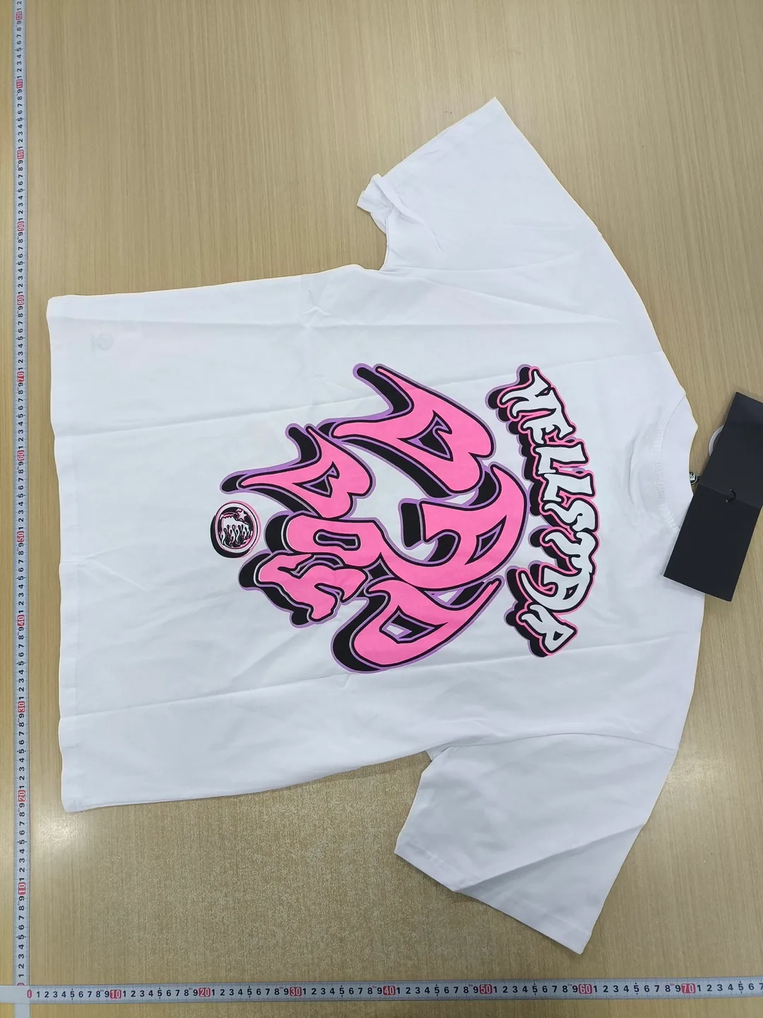 Hellstar “BAD KID” Tee – White with Pink Graphic image indicator(2)