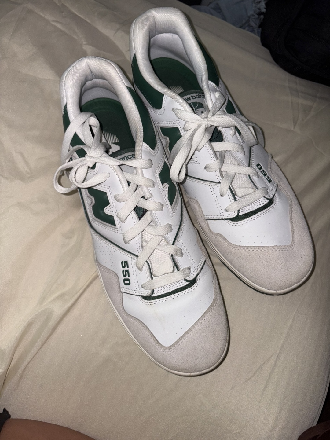 New Balance 550 White/Green US 12 - photo 2