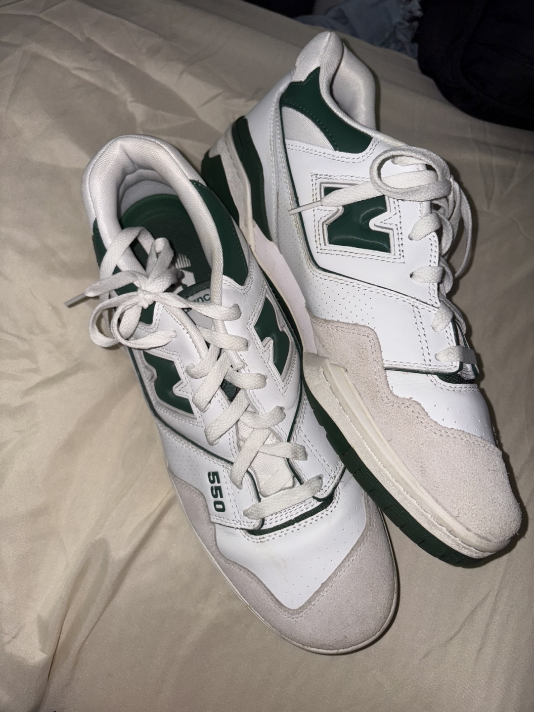 New Balance 550 White/Green US 12 - photo 4