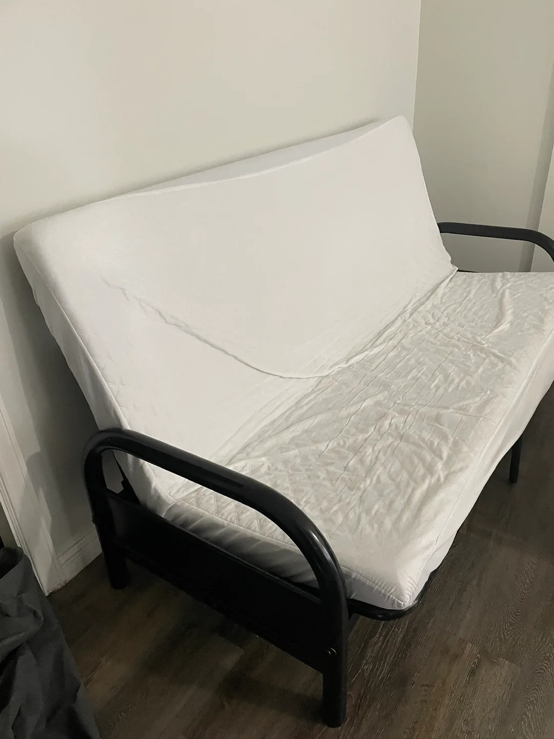 Furniture Lot: Coffee Table, Office Chair, Futon, TV Stand thumbnail