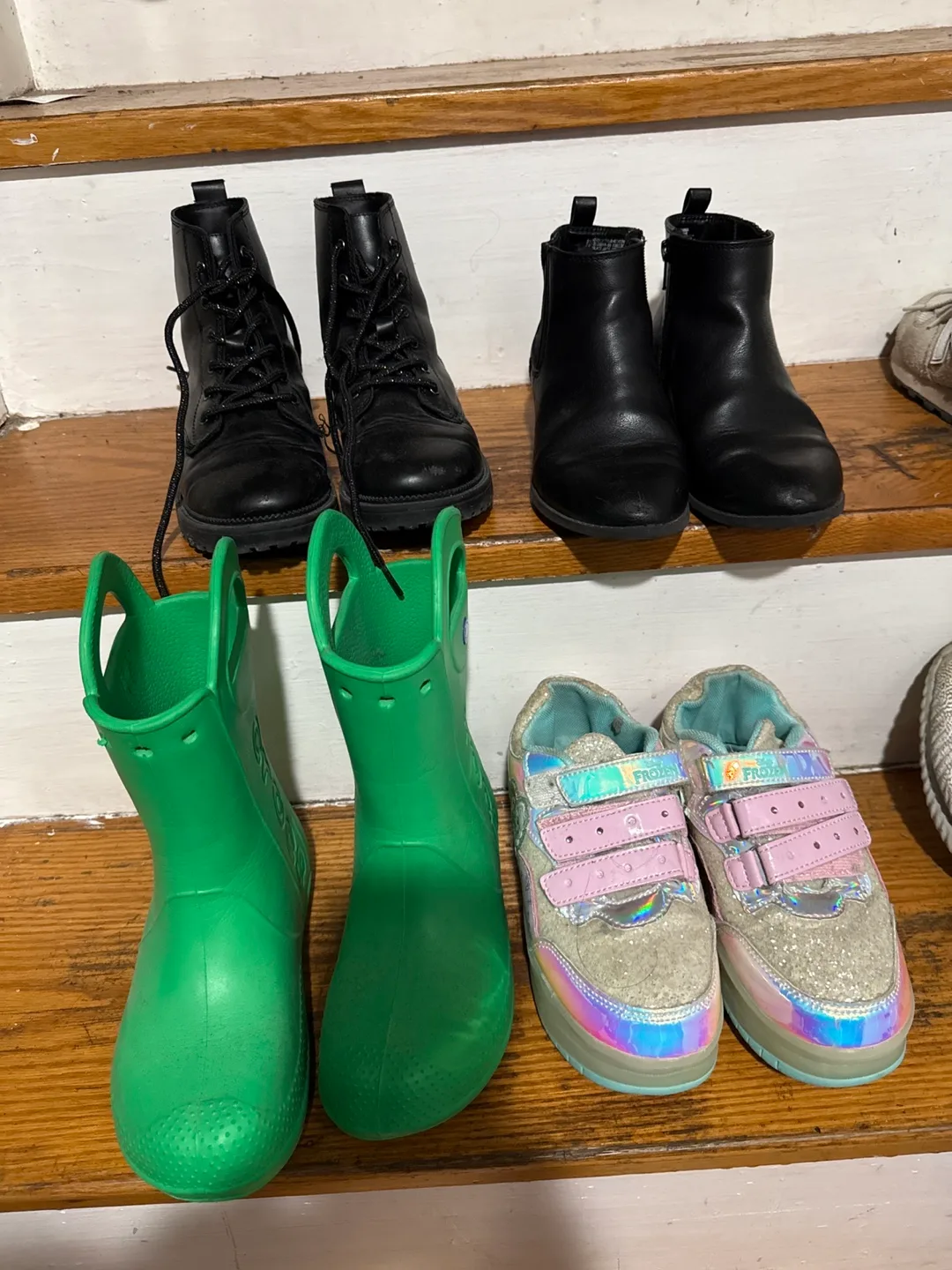 Kids' Black Boots, Crocs Rain Boots & Roller Shoes thumbnail