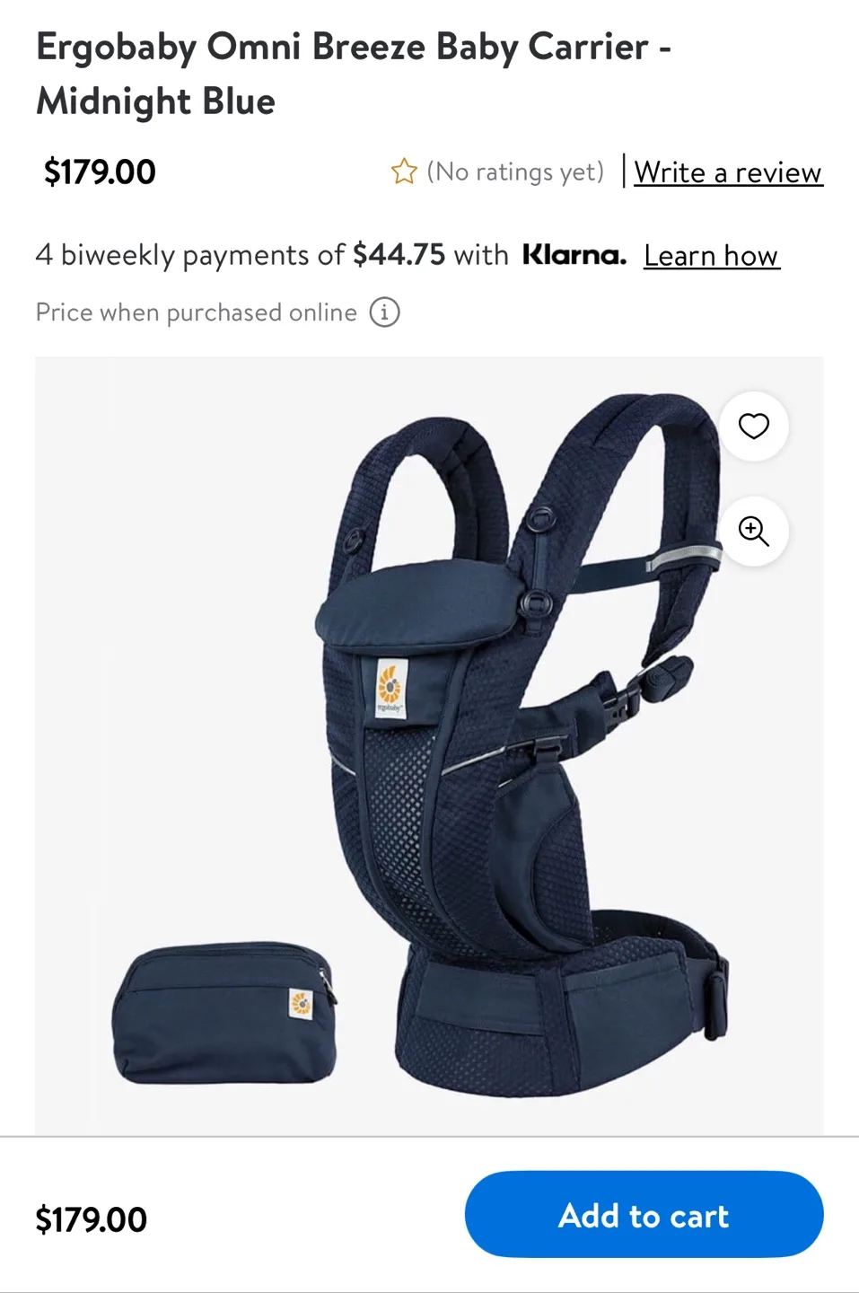 Ergobaby Omni Breeze Baby Carrier - Black image indicator(2)