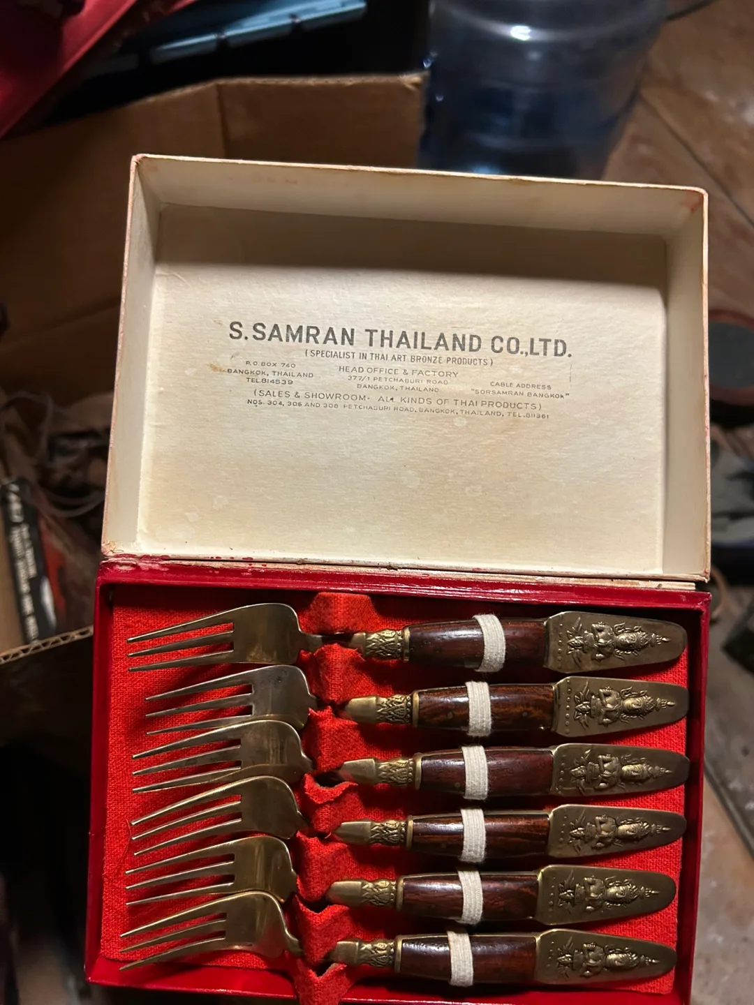 S. Samran Thailand Bronze Cutlery Set image indicator(2)