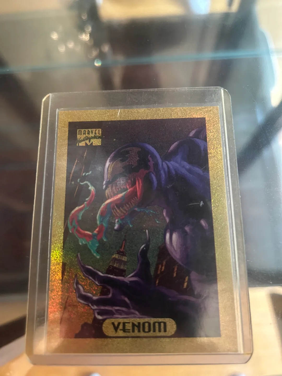 Venom Gold Holofoil Limited Edition Card thumbnail