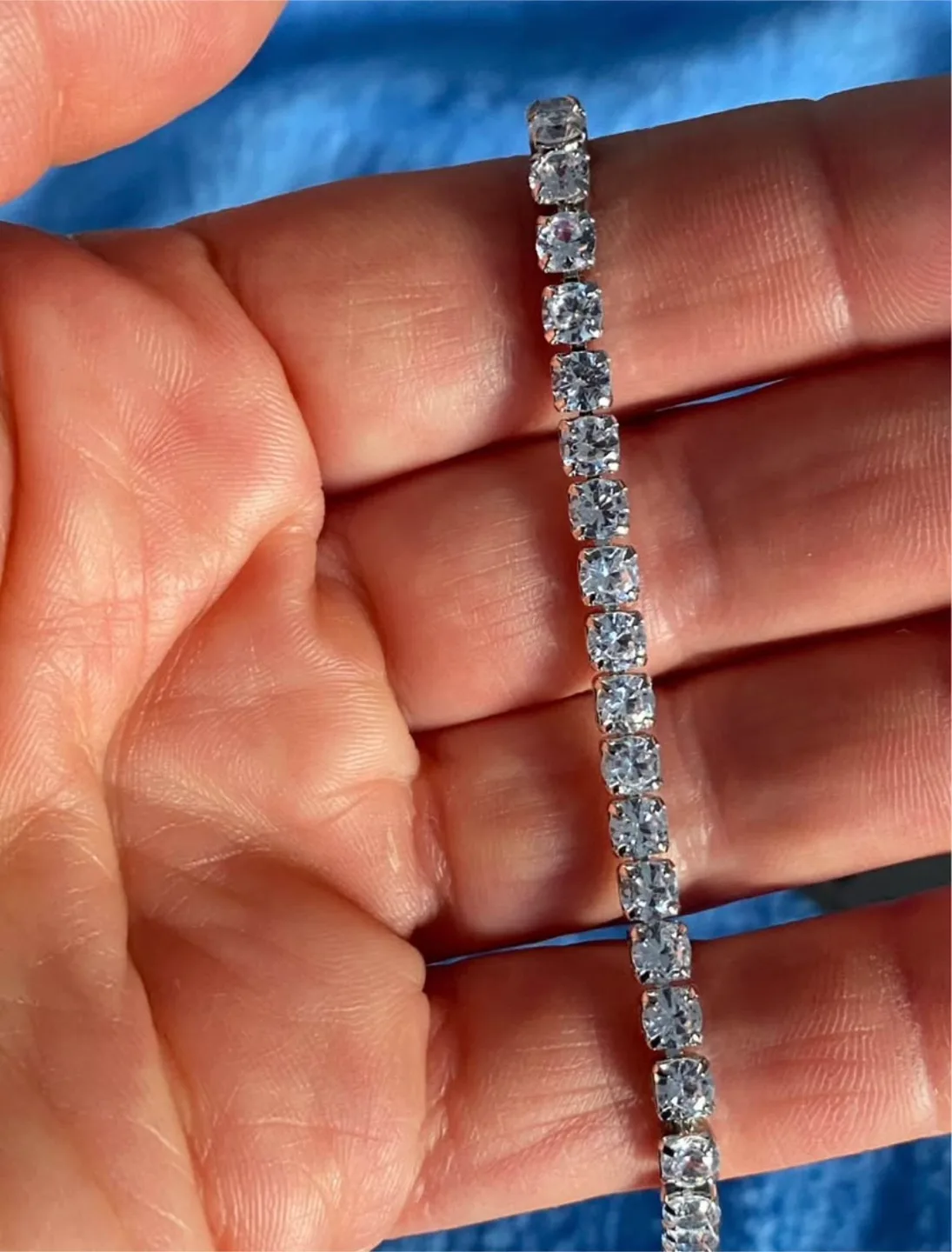 Tennis Bracelet, Sterling Silver 925 thumbnail