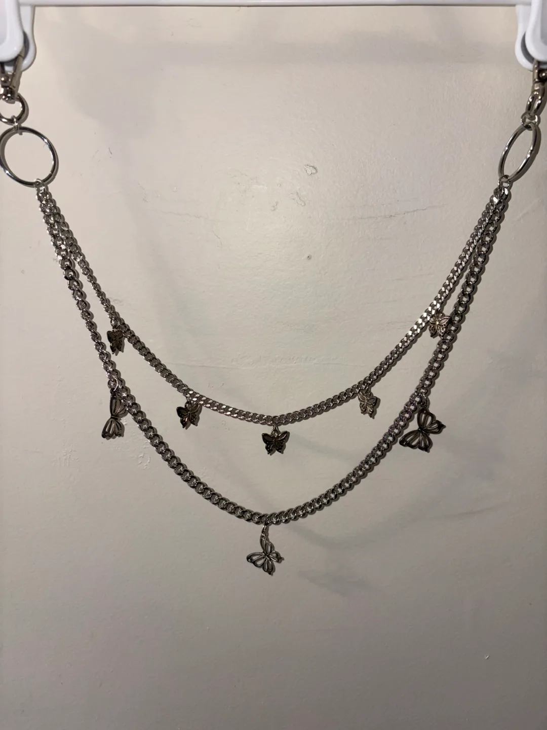 Butterfly Charm Silver Chain thumbnail
