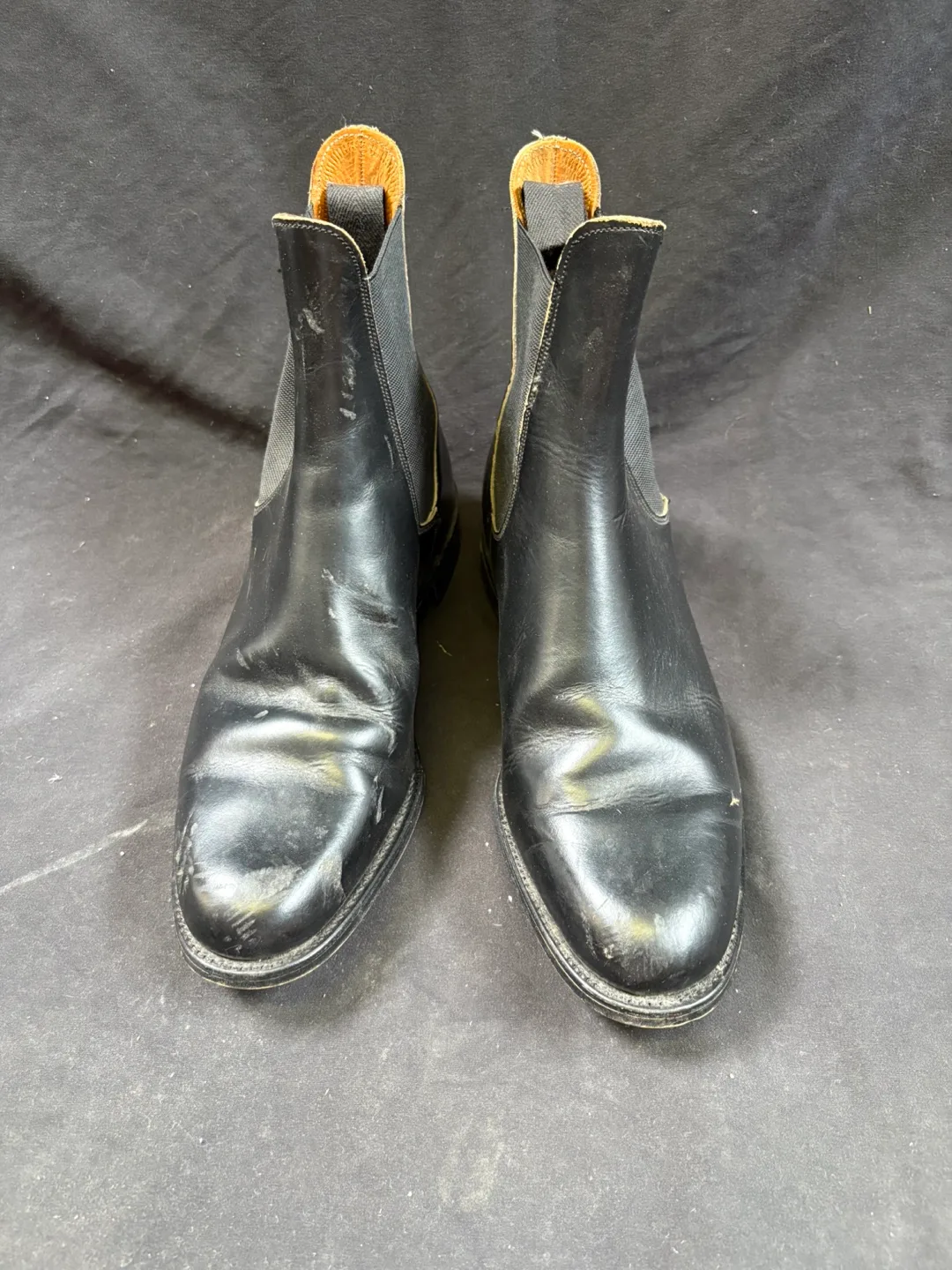 🇨🇦Black Leather Chelsea Boots thumbnail