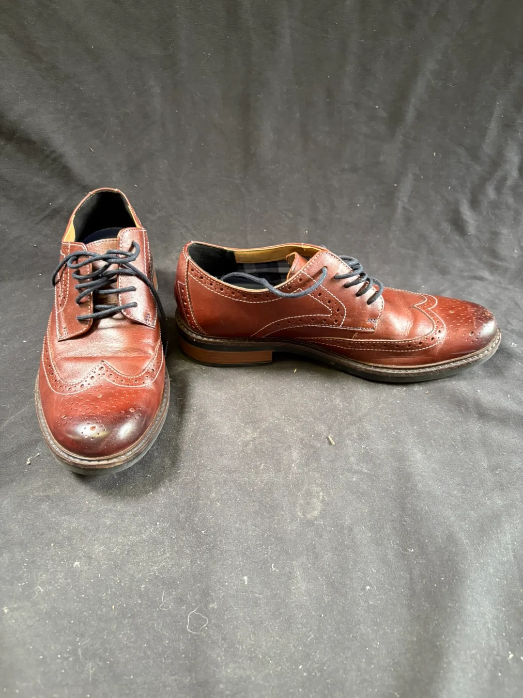 Bostonian Commonwealth Brown Leather Wingtip Shoes image indicator(4)