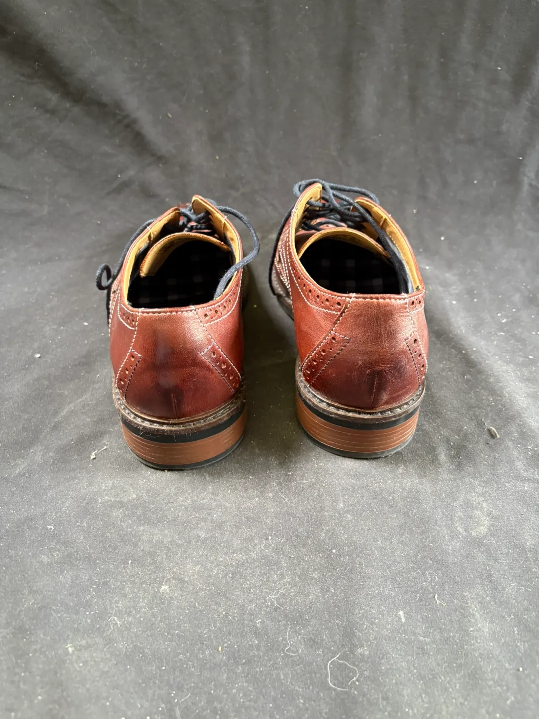 Bostonian Commonwealth Brown Leather Wingtip Shoes image indicator(6)