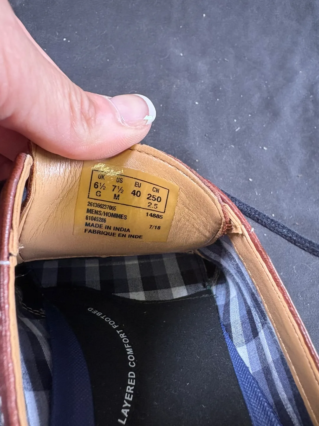 Bostonian Commonwealth Brown Leather Wingtip Shoes image indicator(7)