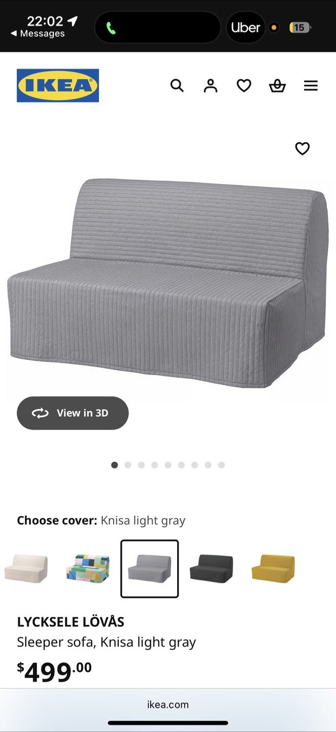 IKEA Sleeper Lycksele Sofa Bed - photo 3