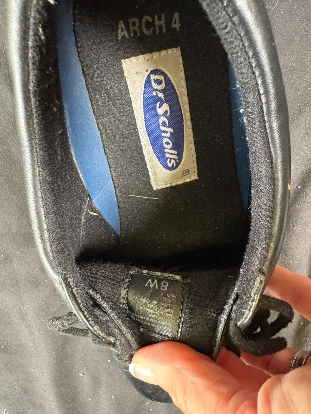 Dr. Scholl's Arch 4 Black Shoes - Size 8W image indicator(5)