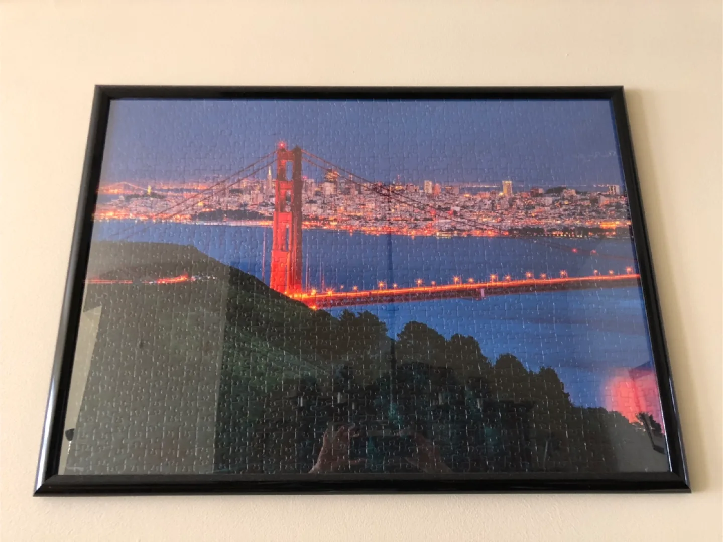 Home Decor! Framed Puzzle – Golden Gate Bridge thumbnail