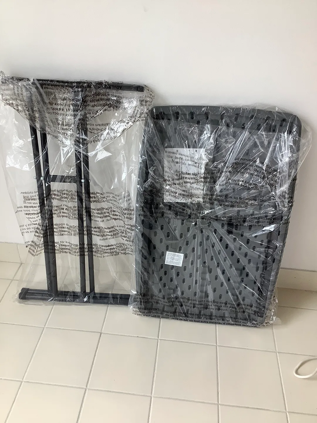 New Adjustable Folding Table - Black thumbnail
