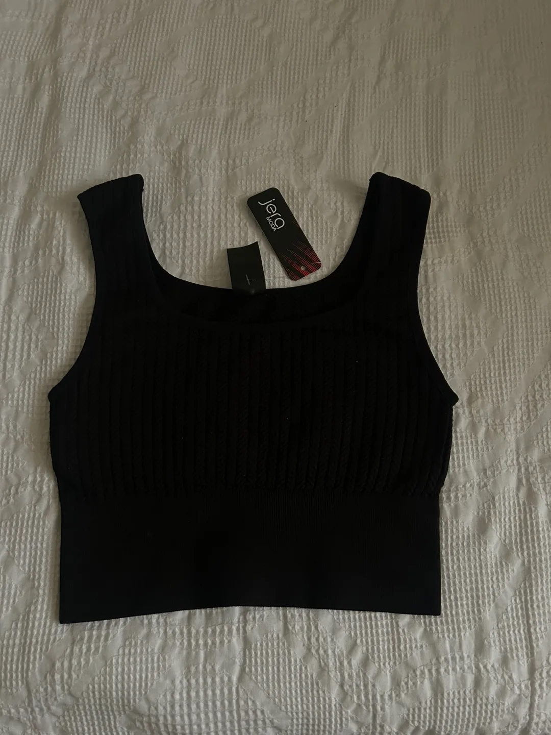 Jera Active Black Crop Top - New with Tags image indicator(2)