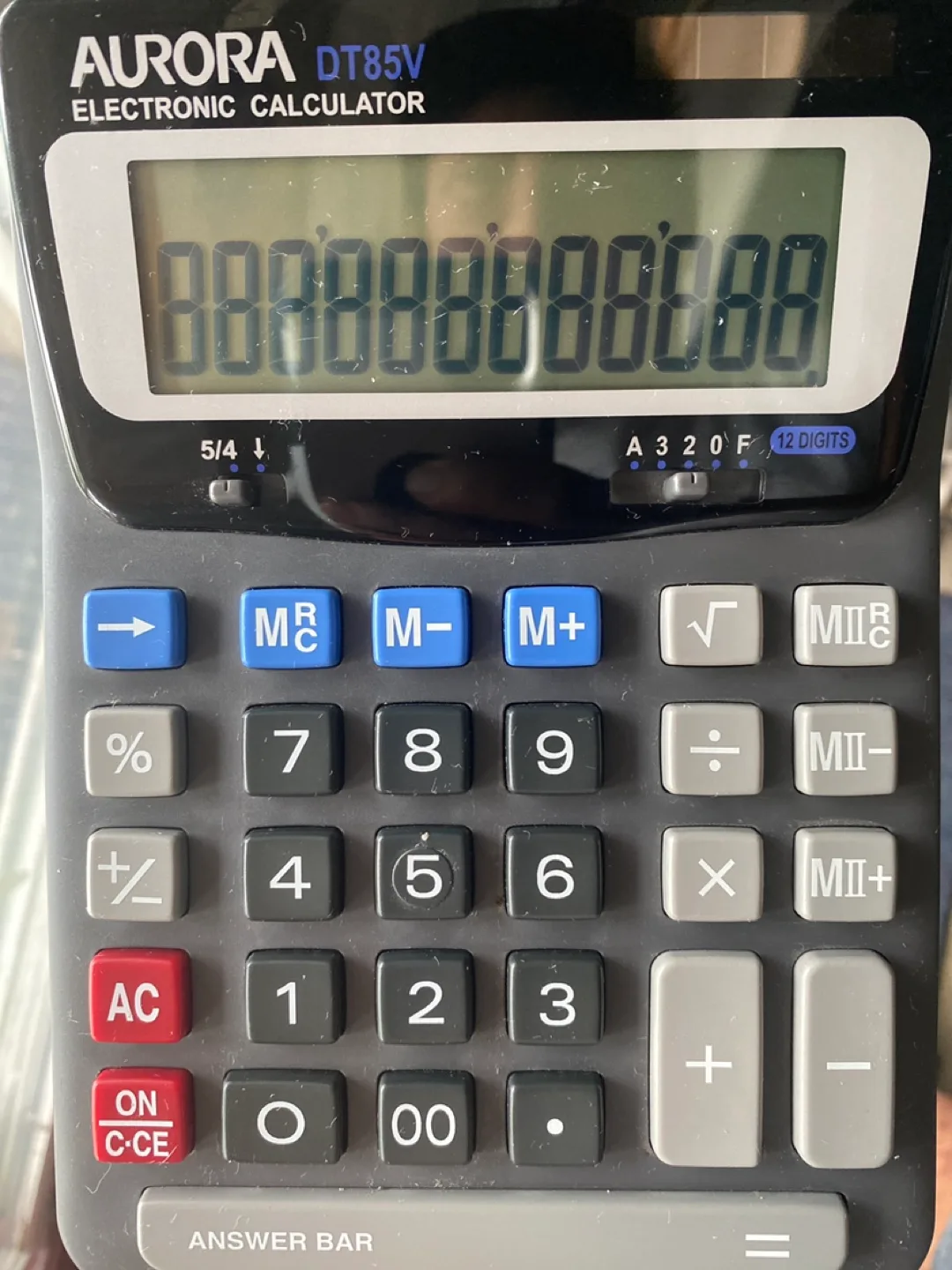 Aurora DT85V 🇨🇦 Electronic Calculator thumbnail