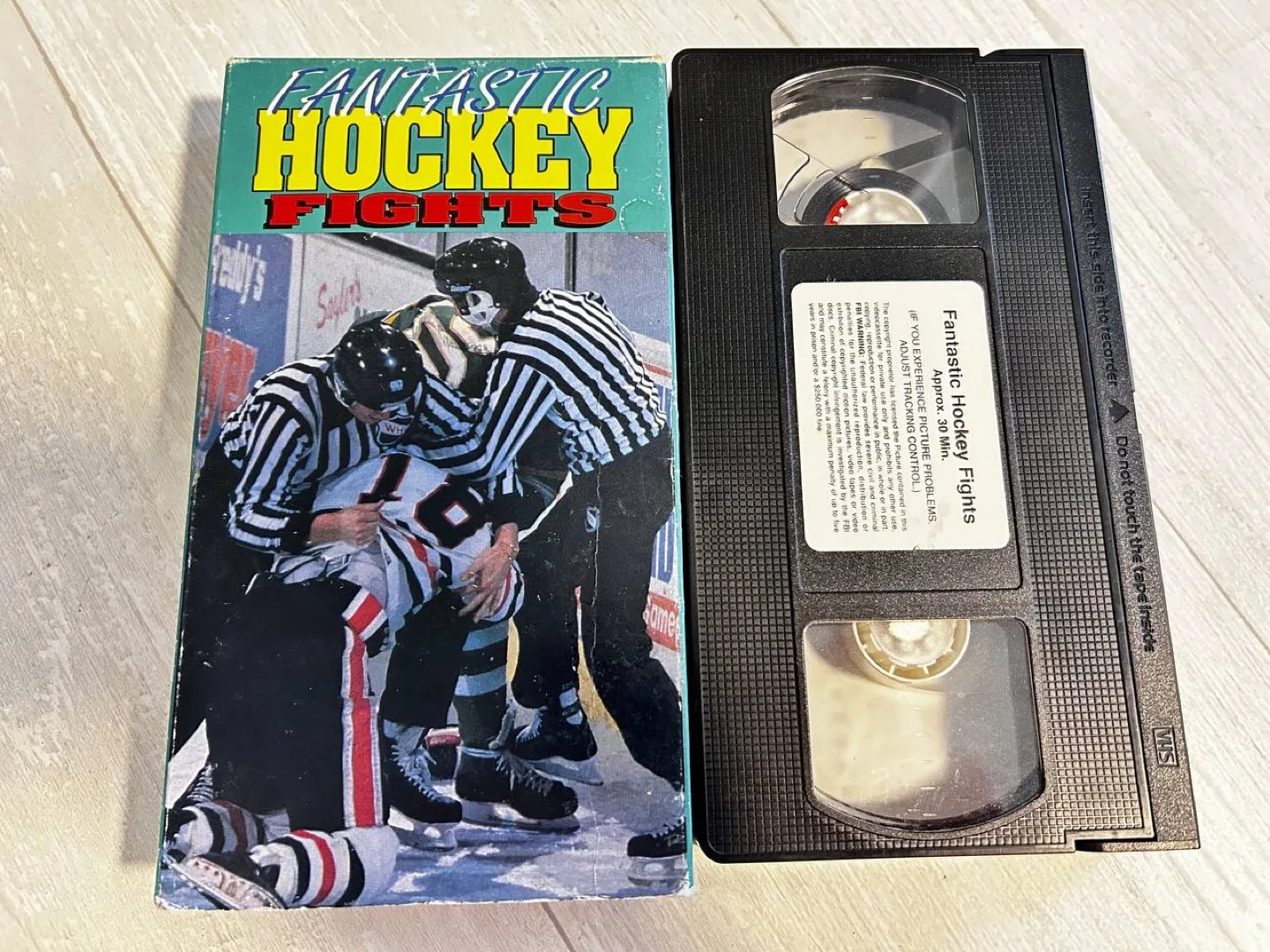 Fantastic Hockey Fights VHS thumbnail