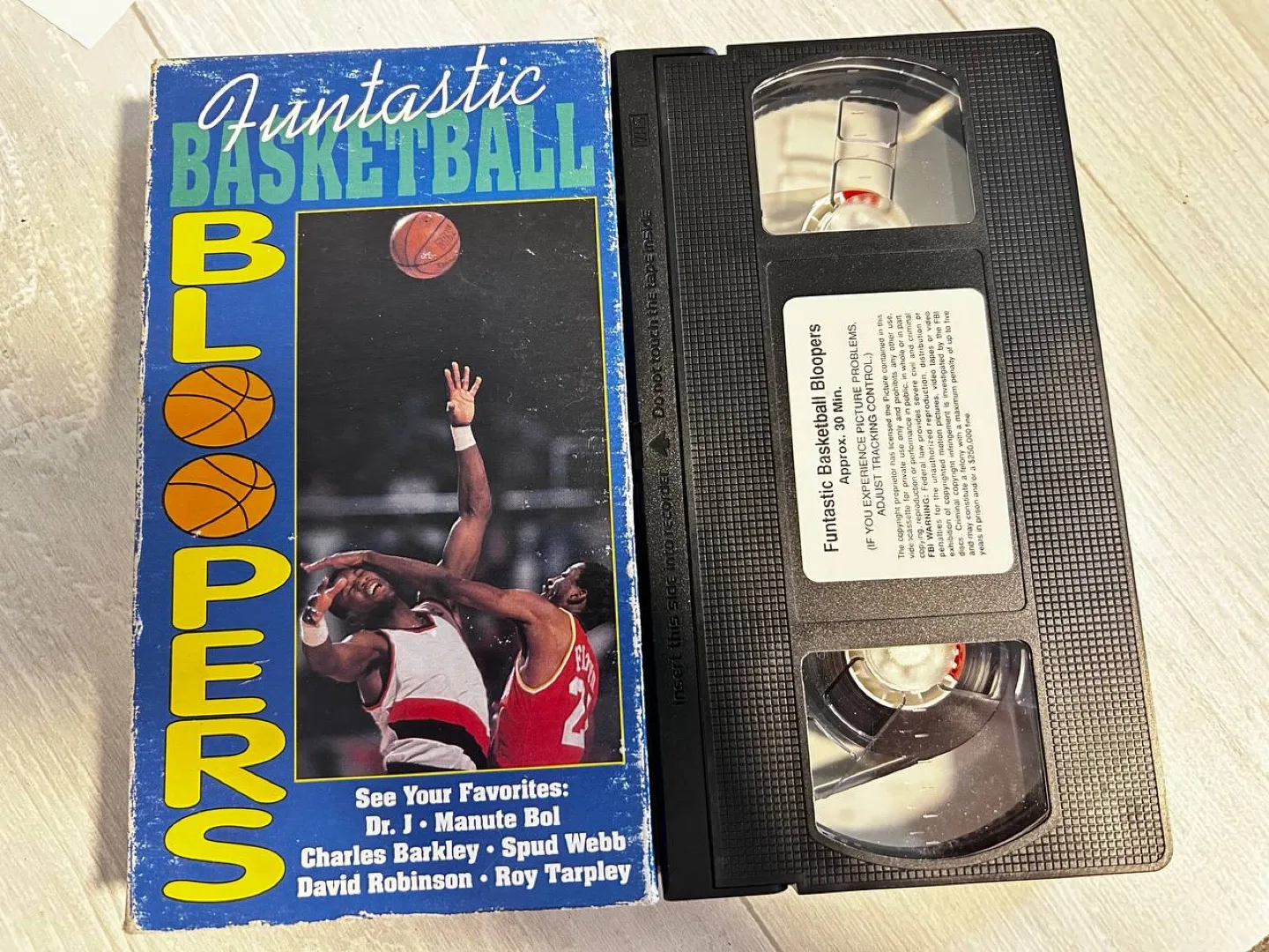 Funtastic Basketball Bloopers VHS thumbnail