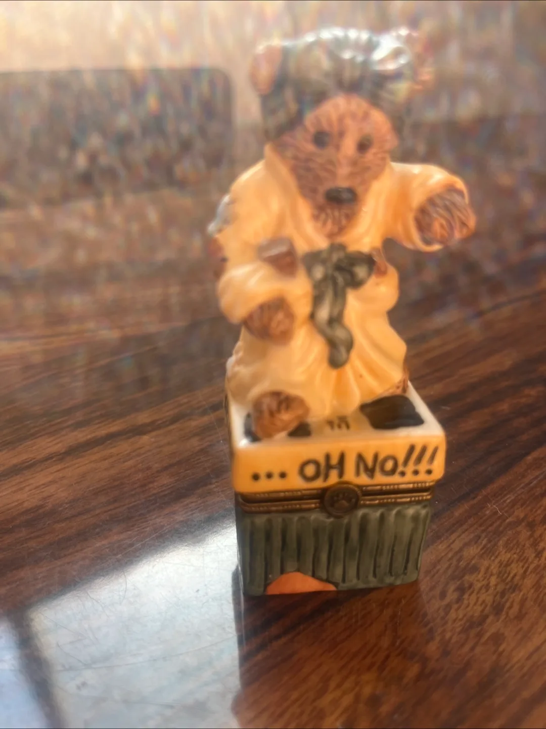 Teddy Bear Figurine - "...OH NO!!!" image indicator(3)
