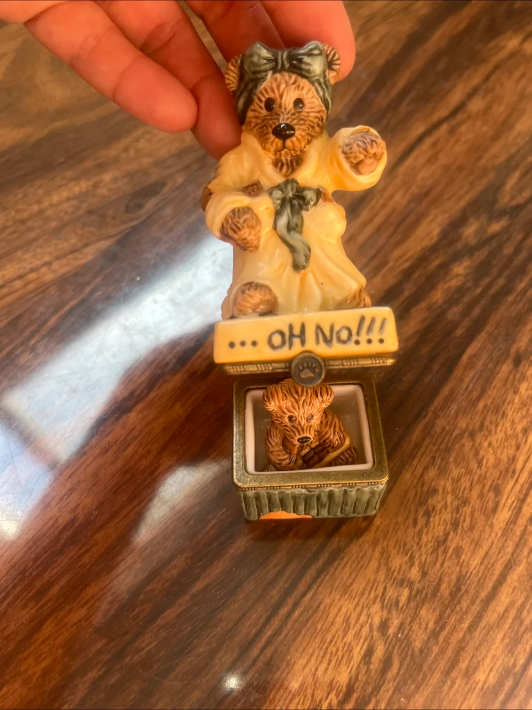 Teddy Bear Figurine - "...OH NO!!!" image indicator(2)